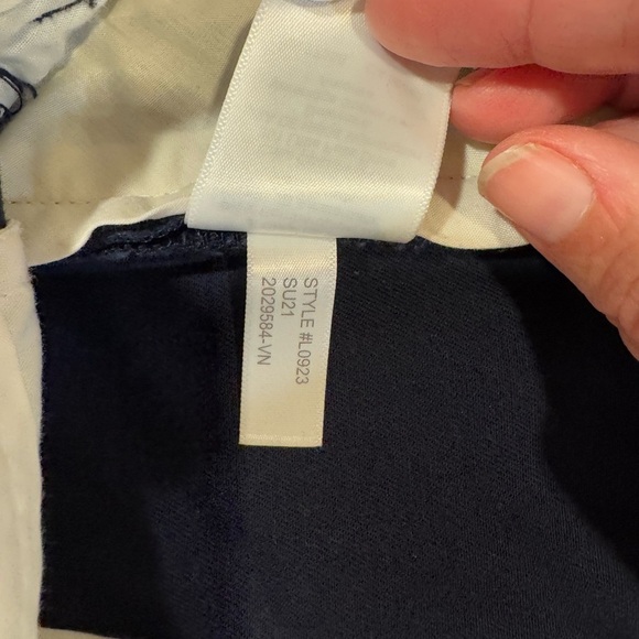 J Crew Men's 7” Navy Blue Dock Short in Stretch Chino F1.2 - Picture 11 of 12